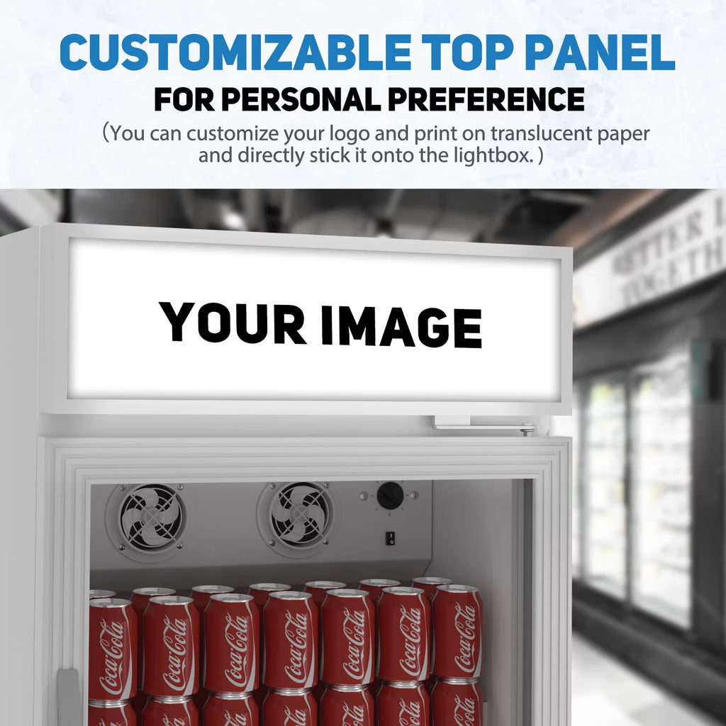 24'' Commercial Display Refrigerator with Glass Door J679