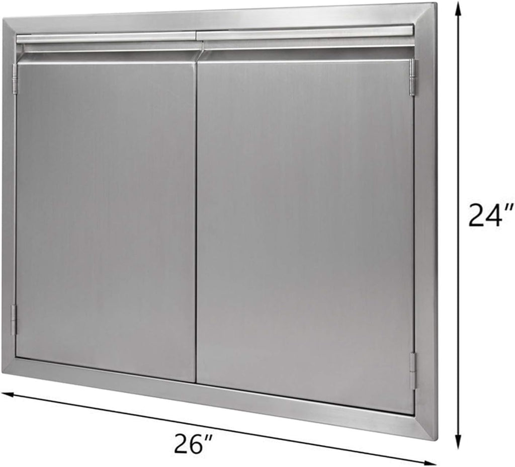 26 W X 24 H 304 Stainless Steel BBQ Access Door Y87874