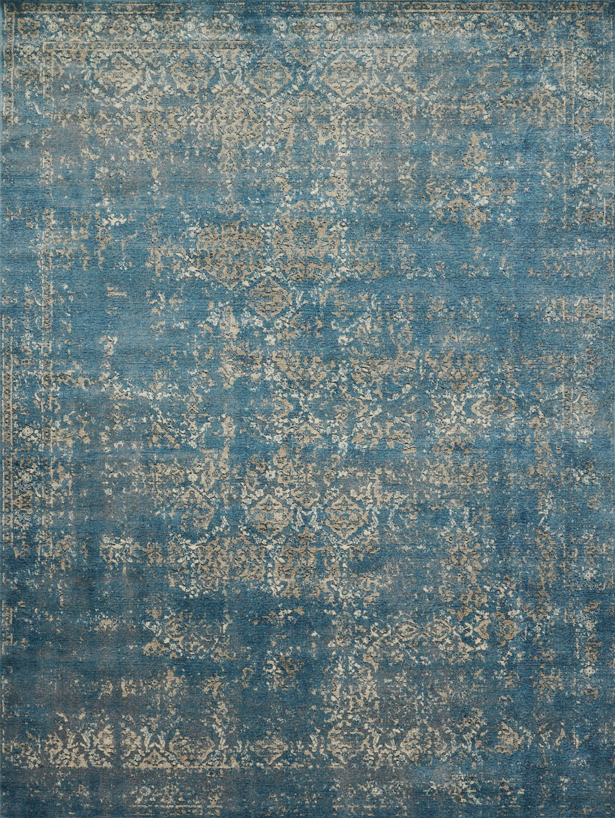 Blue Taupe 9'6 x 13' Rug P180