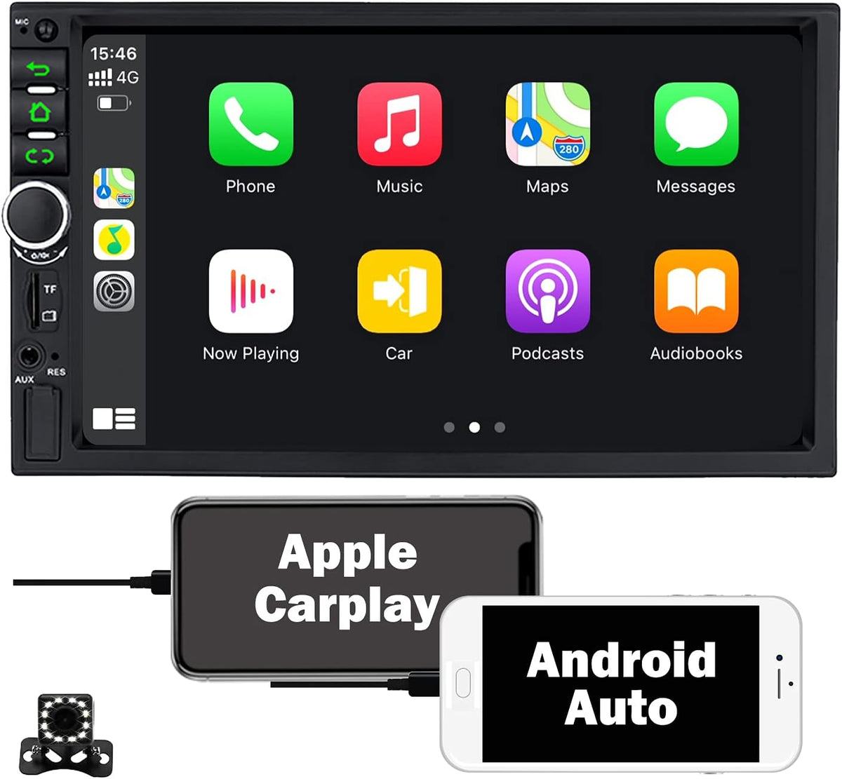 Double Din Car Stereo with 7 Inch Touch Screen M3529