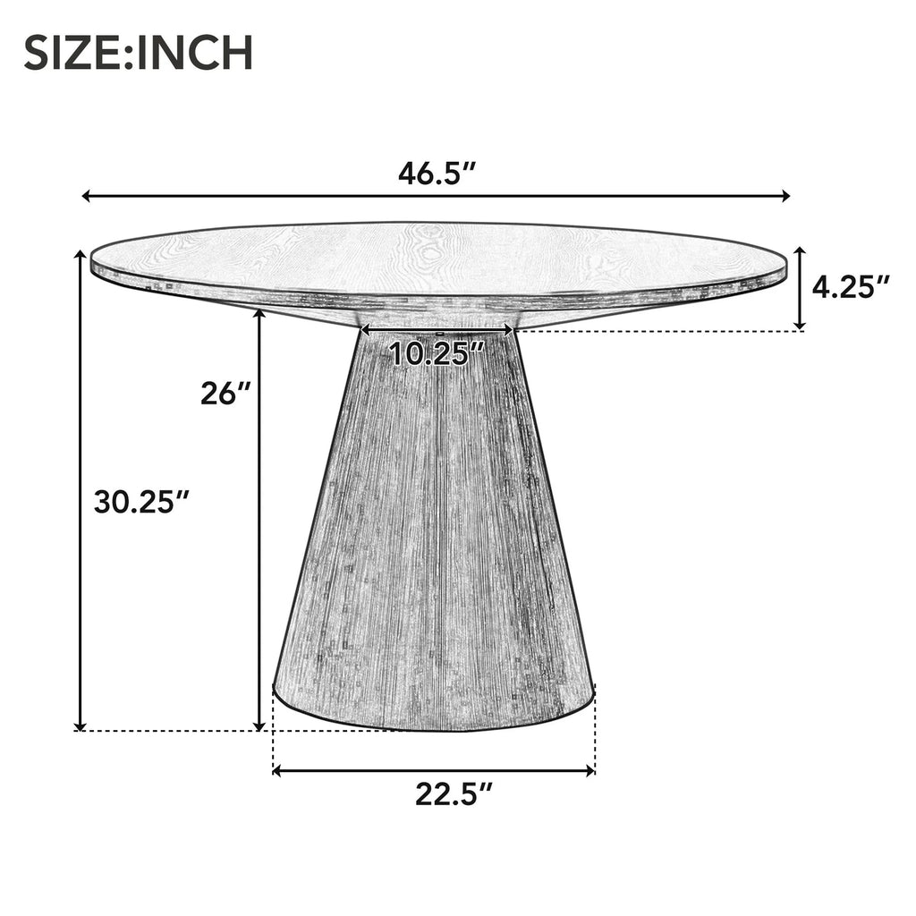 Black Round Dining Table K28117