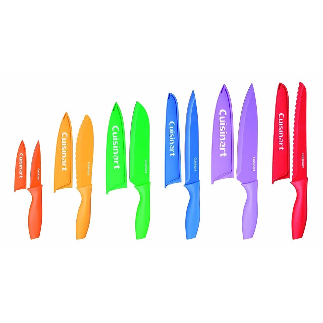 12-Piece Color-Coated Knife Set B62541