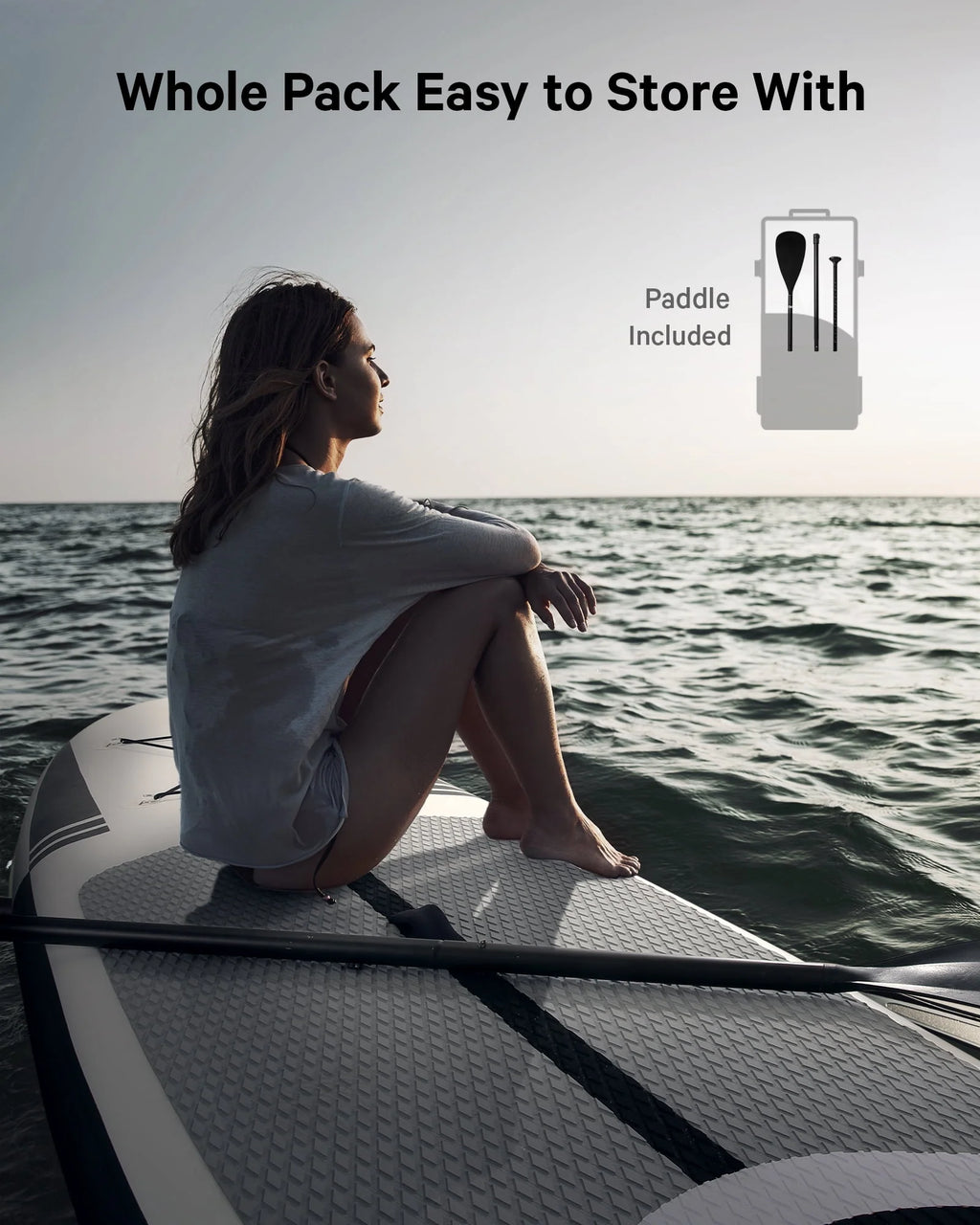 10 Ft. Inflatable Stand up Paddle Board with Backpack E754