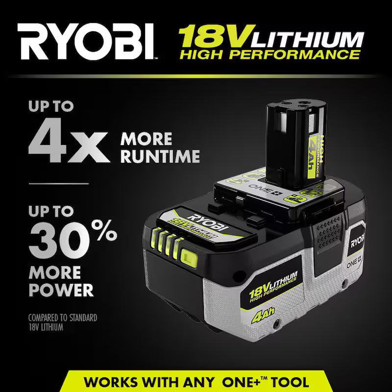 18V 4.0 Ah and 2.0 Ah Batteries and Dual-Port Charger Starter Kit Q491132