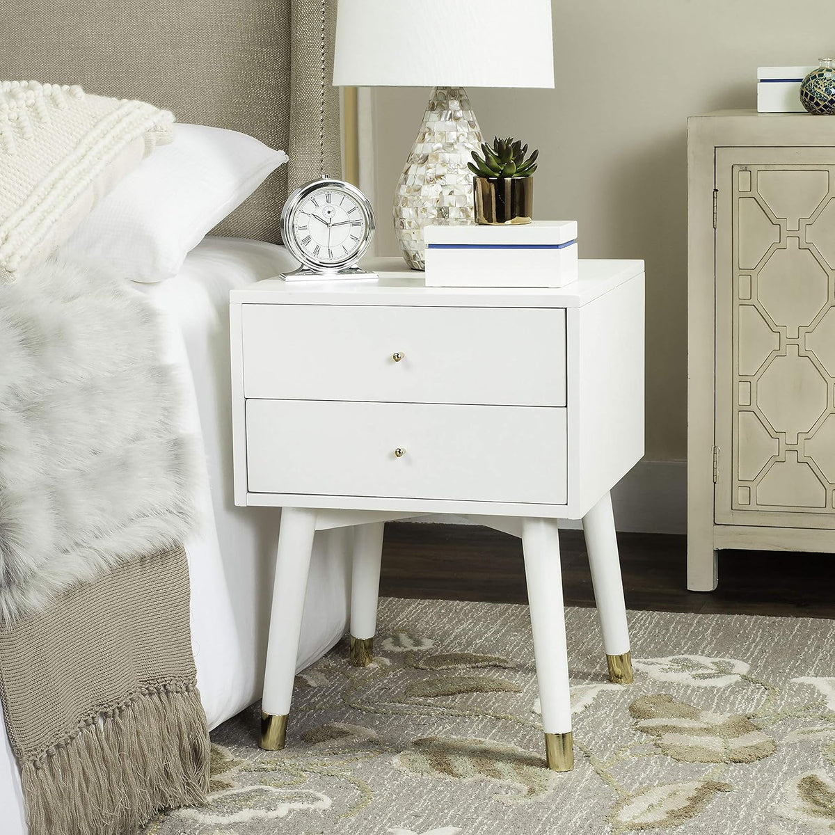 Navy Blue Nightstand C723608