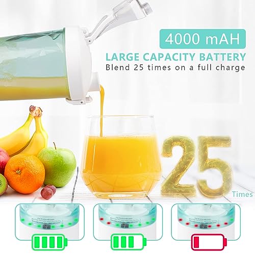 Rechargeable Personal Blender with 600ML Travel Cup D7108