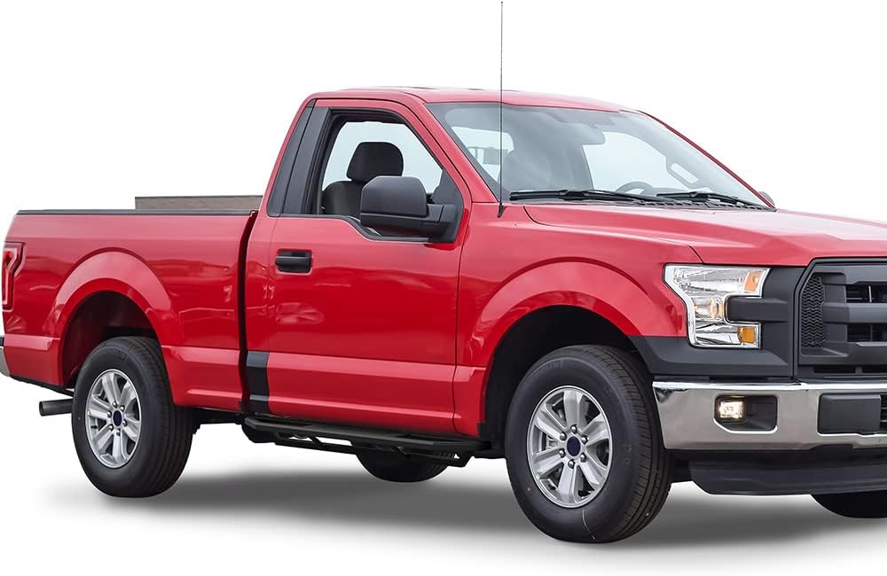 Aluminum Running Boards Compatible with Ford F150 Regular Cab D858808