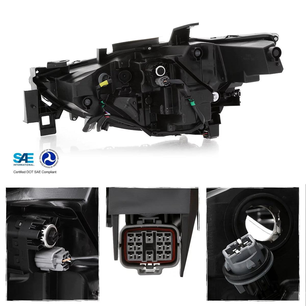 Fits 2017-2021 Mazda CX-5 Full LED Projector Headlight Right Passenger Side X45876