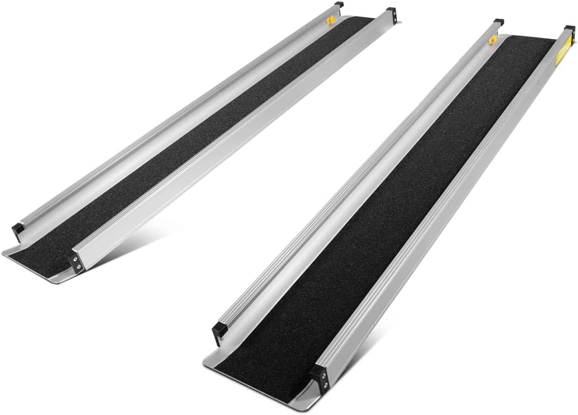Aluminum Portable Wheelchair Loading Ramp with Carry Bag A239
