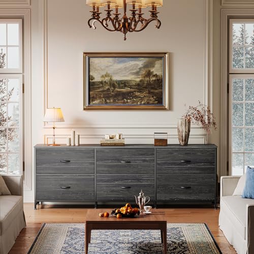 Rustic Brown 6 Drawer Dresser L5822