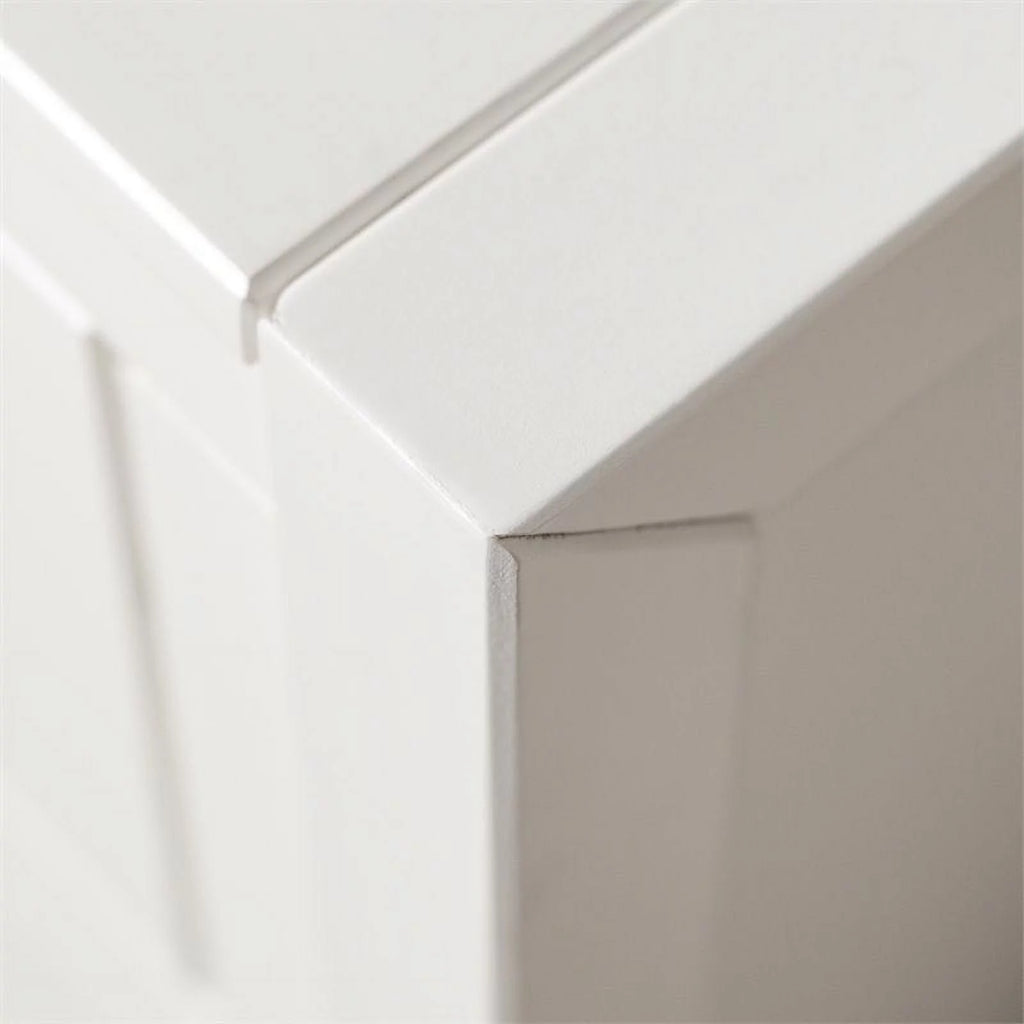 White 6-Drawer Solid Wood Dresser B8897