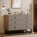 Grey 6 Drawer Dresser P576009