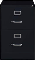 Black 2 Drawer Legal Size Vertical File Cabinet D563579