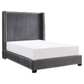 Velvet Full Upholstered Bed H996709