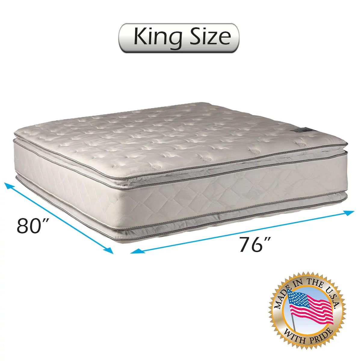 King Pillow Top Mattress J29925