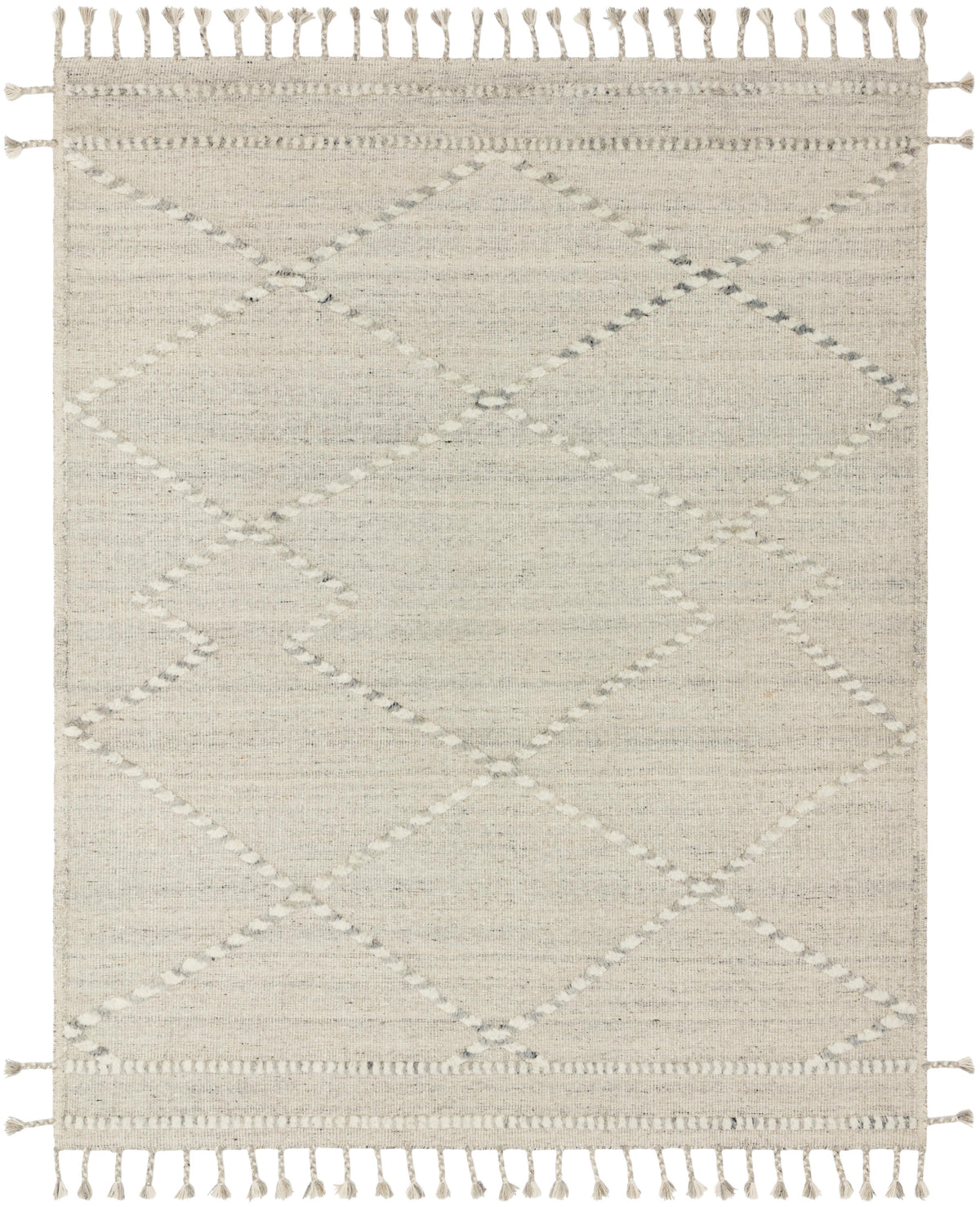 Ivory Light Grey 8'6 x 11'6 Rug A494587