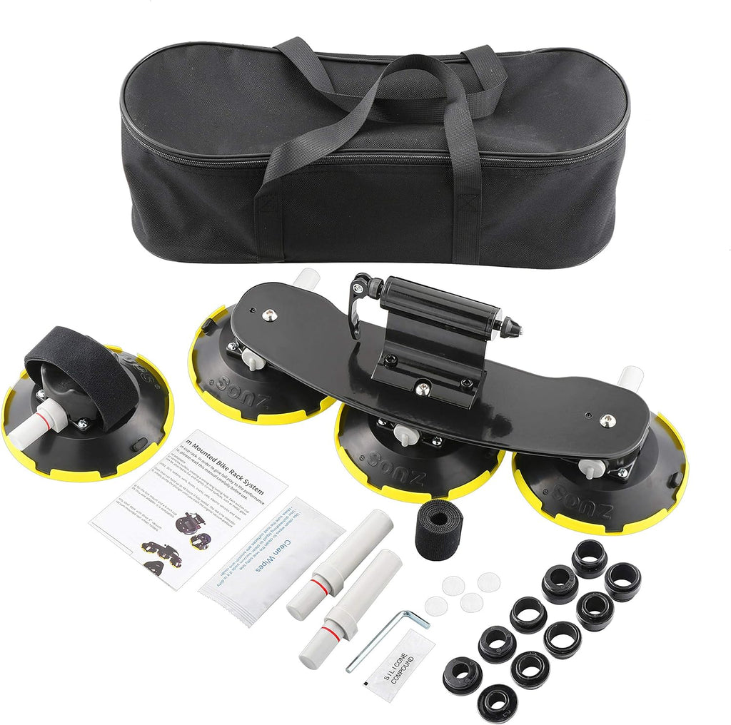 Vacuum Suction Cup Aluminium Alloy Bike Rack H4496