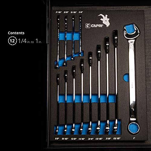 Combination Wrench Set, SAE 1/4 to 1-Inch, 13-Piece O655860