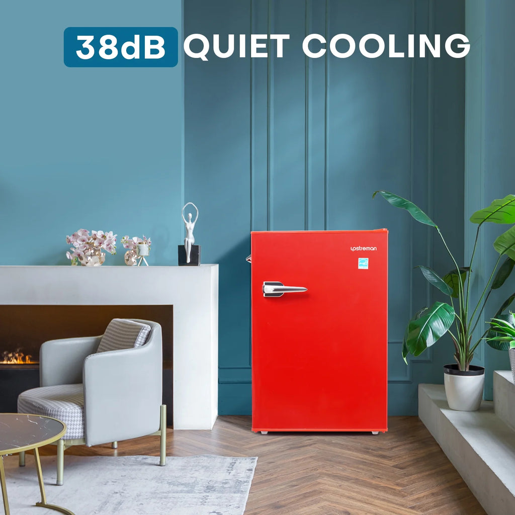 4.5 Cu Ft Retro Compact Refrigerator with Freezer R1532
