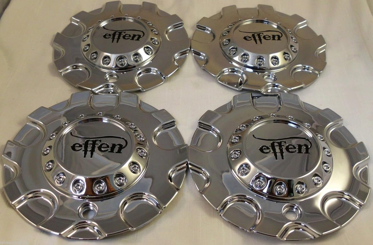 Chrome Custom Wheel Center Caps (4 CAPS) E6737