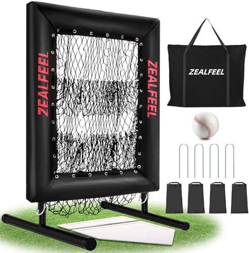 9 Hole Pitching Net with Strike Zone Target J237