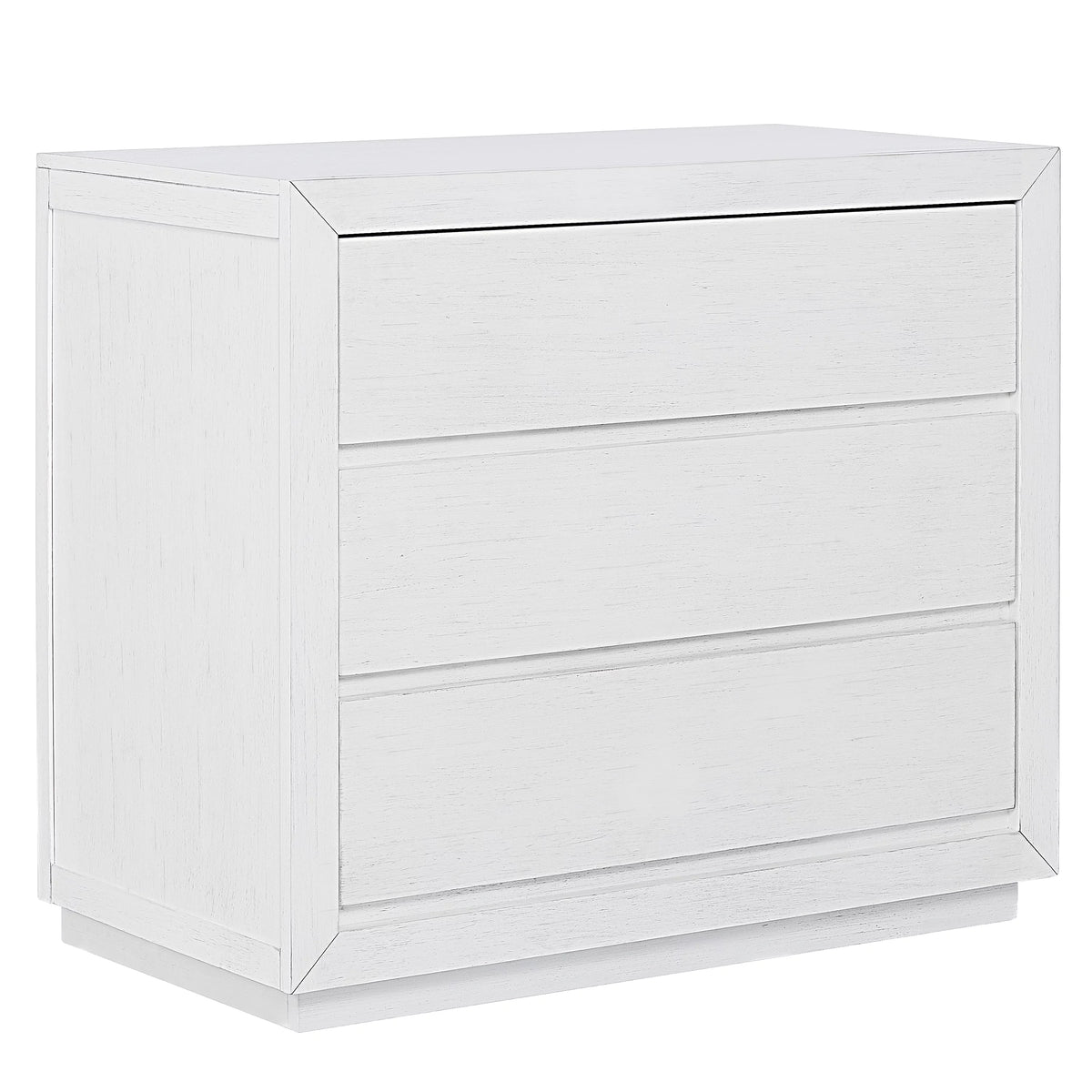 3 Drawer Chest Weathered White O343