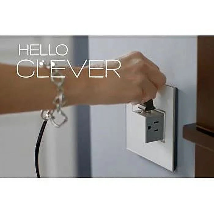 20Amp 1-Gang Pop-Out Outlet with Wall Plate, Gloss White P342