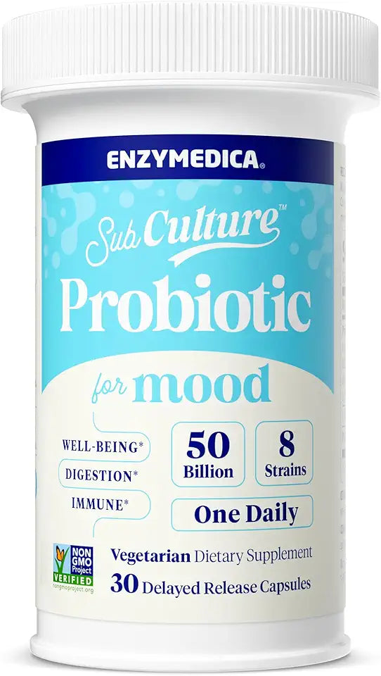 Probiotics for Mood, Stress, & Sleep, 50 Billion CFU, 30 Count W107216