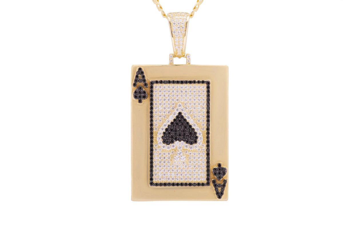 Yellow Gold Plated CZ Chain K393718