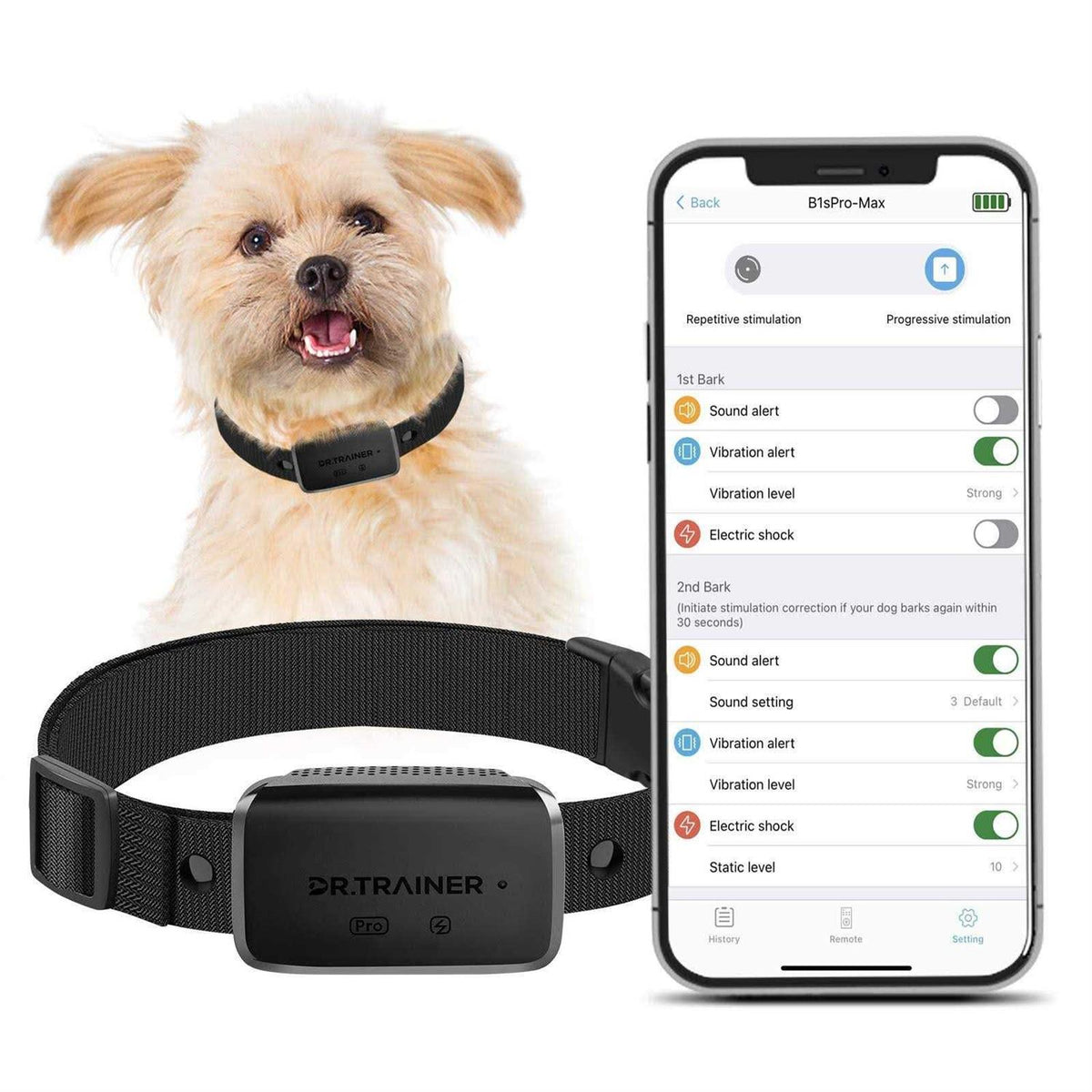 Waterproof APP Control Bark Collar I29019