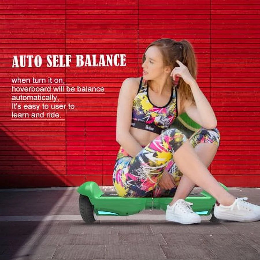 6.5 Two-Wheel Self Balancing Electric Scooter with LED Light Pink W905