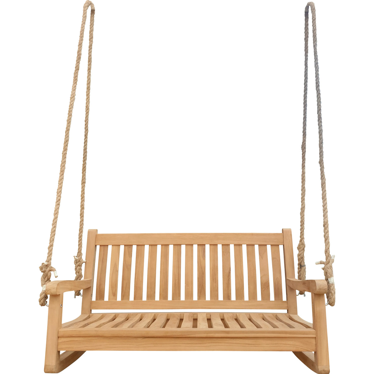 Teak Wood Double Outdoor Patio Swing F429909