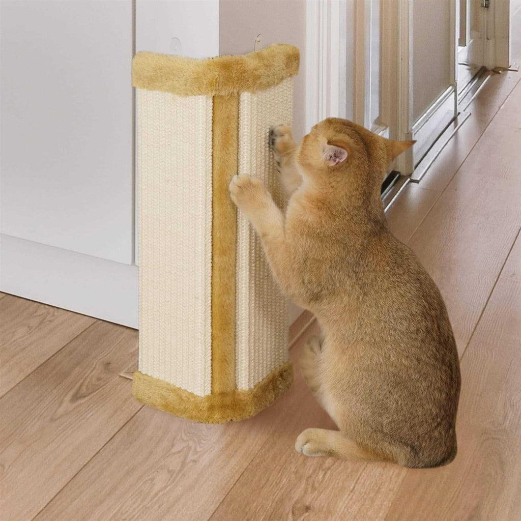 Cat Wall Corner Scratcher Sisal Scratching Pad Z864656