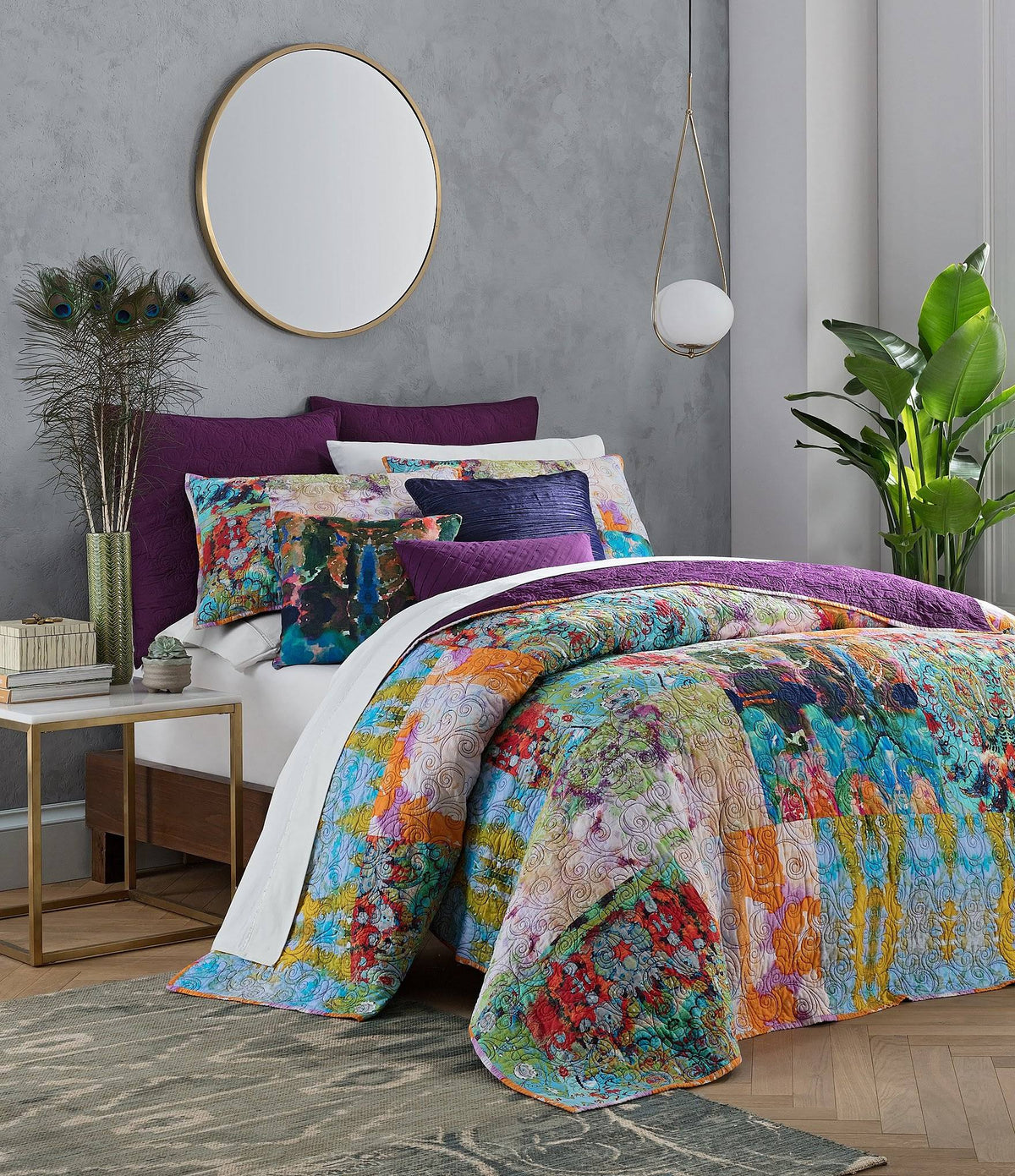 King Quilt - Magenta Multi J3916