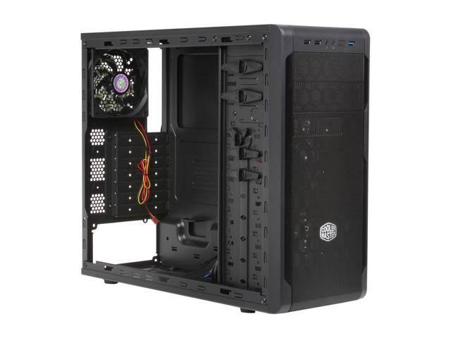 Mid Tower Computer Case with Meshed Front Panel W738235