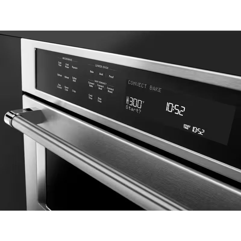 27 in. Electric Convection Wall Oven with Built-In Microwave in Stainless Steel R687444
