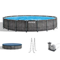 15'x48 Above Ground Swimming Pool with Filter Pump O103