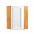 White 30 inch Wide x 27 inch Tall 1 Door Wall Cabinet G665243