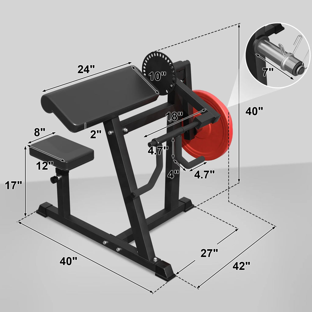 Bicep Curl and Tricep Press Extension Machine 2 in 1 K216246