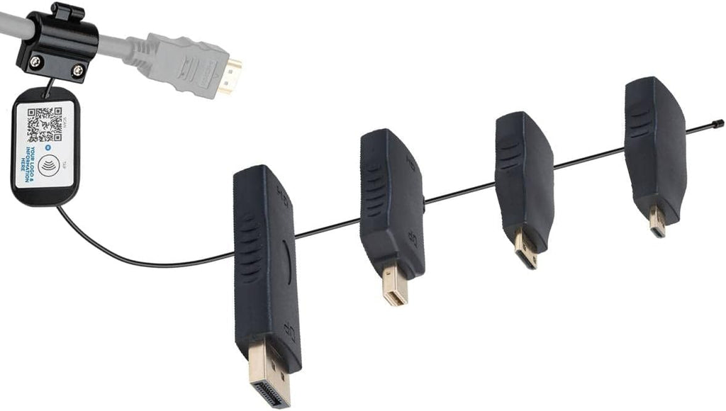 HDMI Adapter Ring with USB-C, DisplayPort & Mini DisplayPort Pigtail Adapters G9410