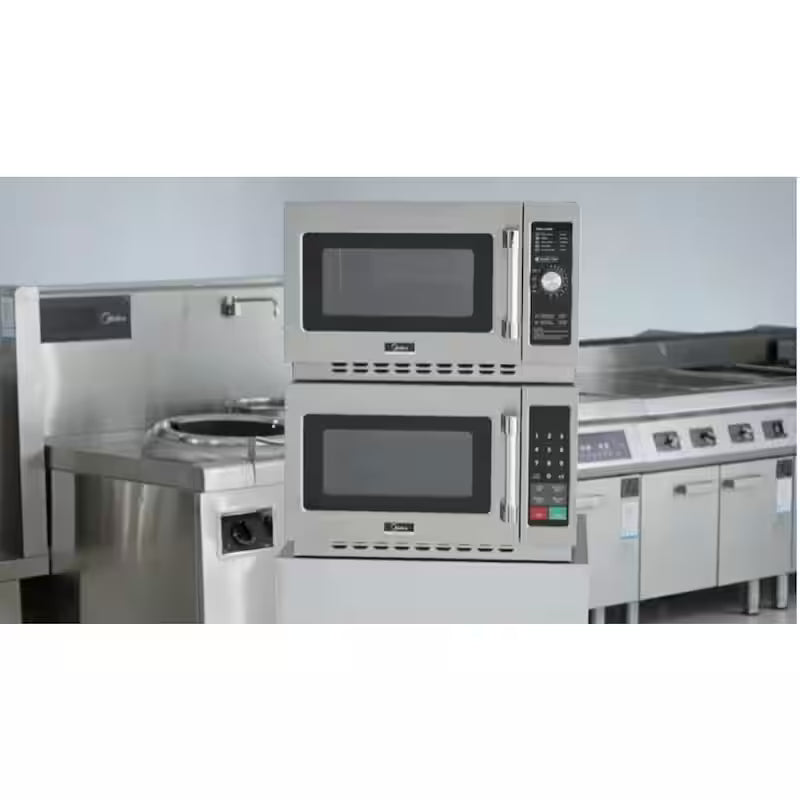 1000 Watt Stainless Steel Counter Top Microwave Oven W8802