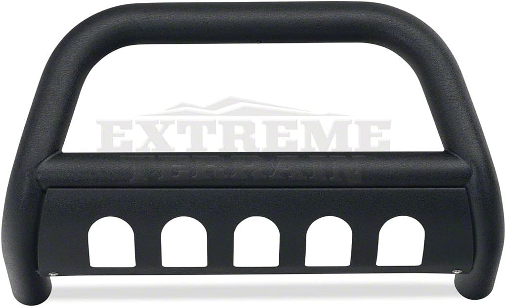 3-Inch Bull Bar with Skid Plate Textured Black D4767