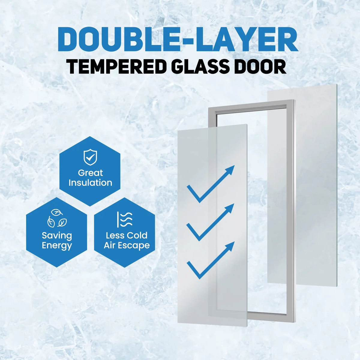 24'' Commercial Display Refrigerator with Glass Door J679