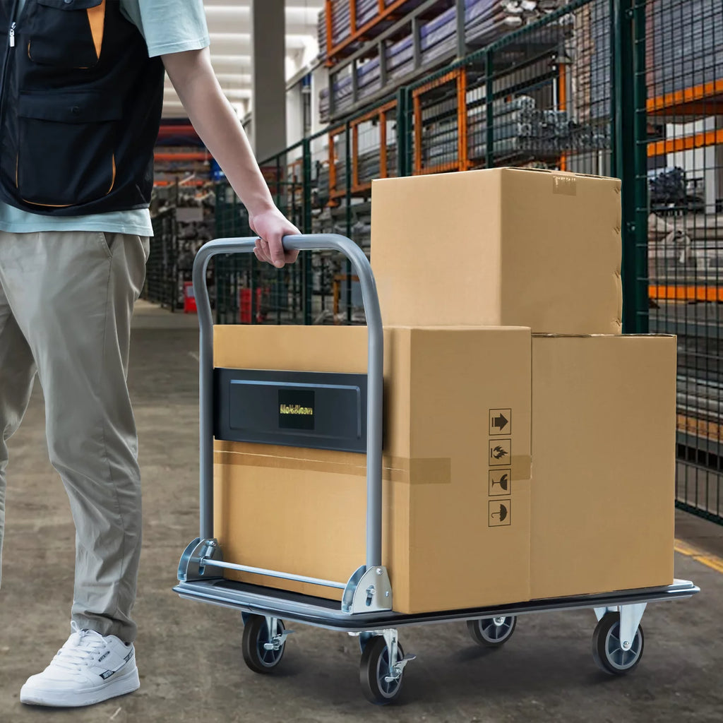 Heavy Duty Platform Hand Truck with Swivel Wheels S3235