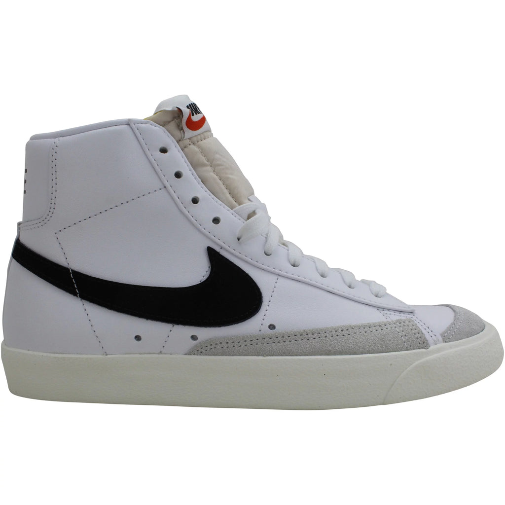 White Black Mid Top Sneakers M2963