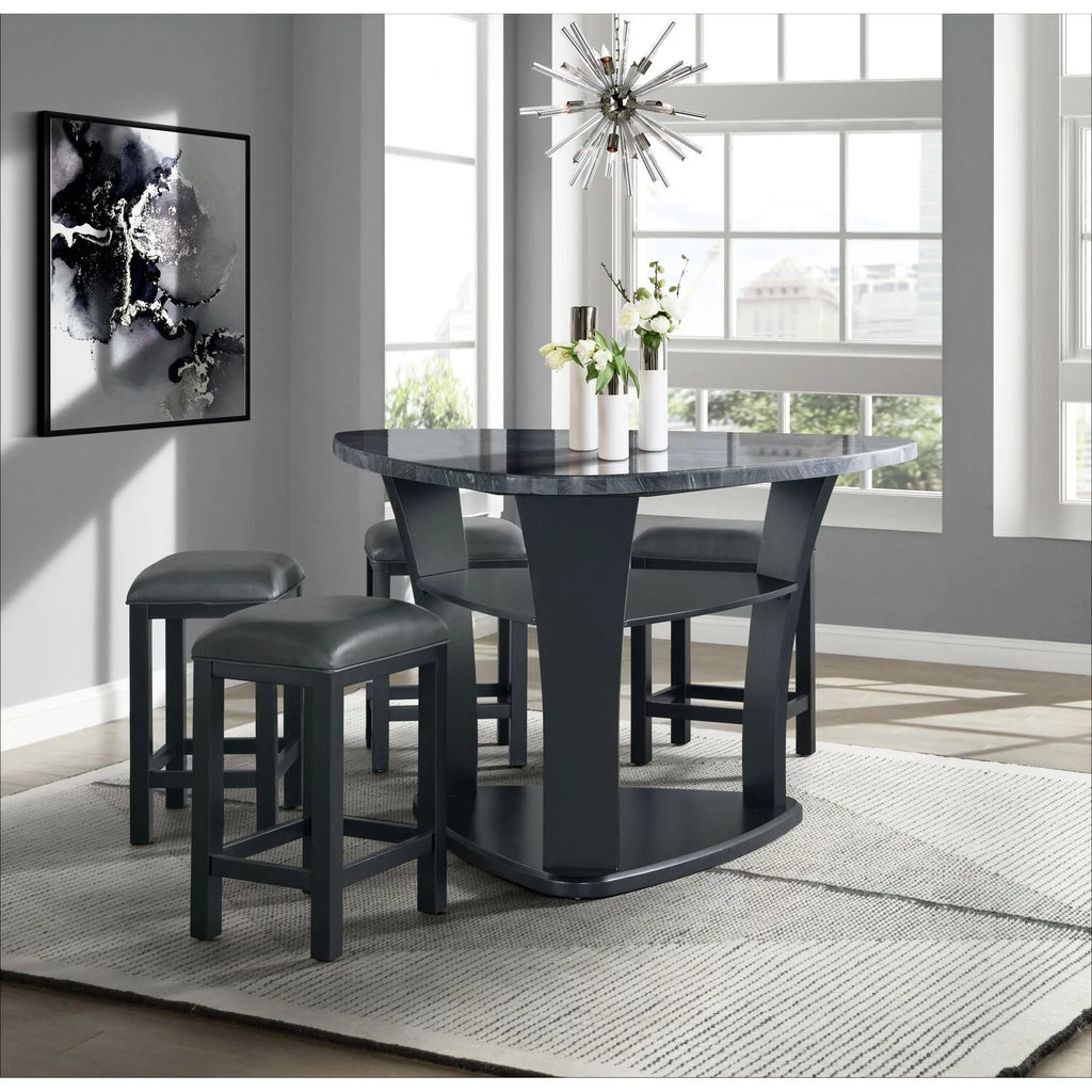 Grey Counter Stools Set of 2 W775