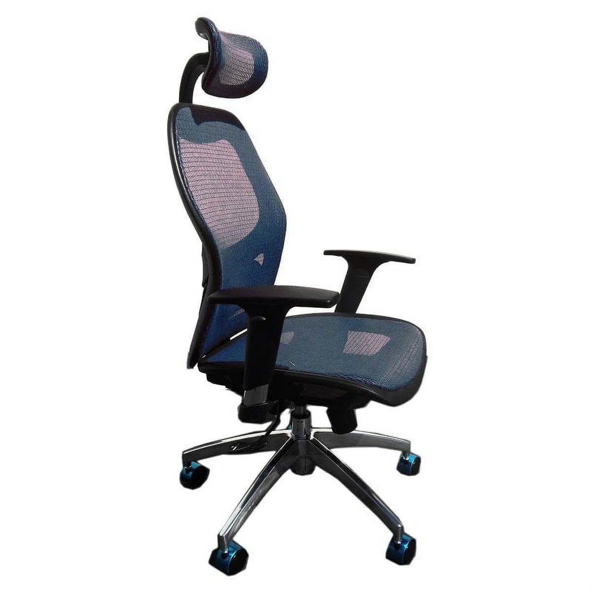 Blue High Back Mesh Ergonomic Office Chair Y70016