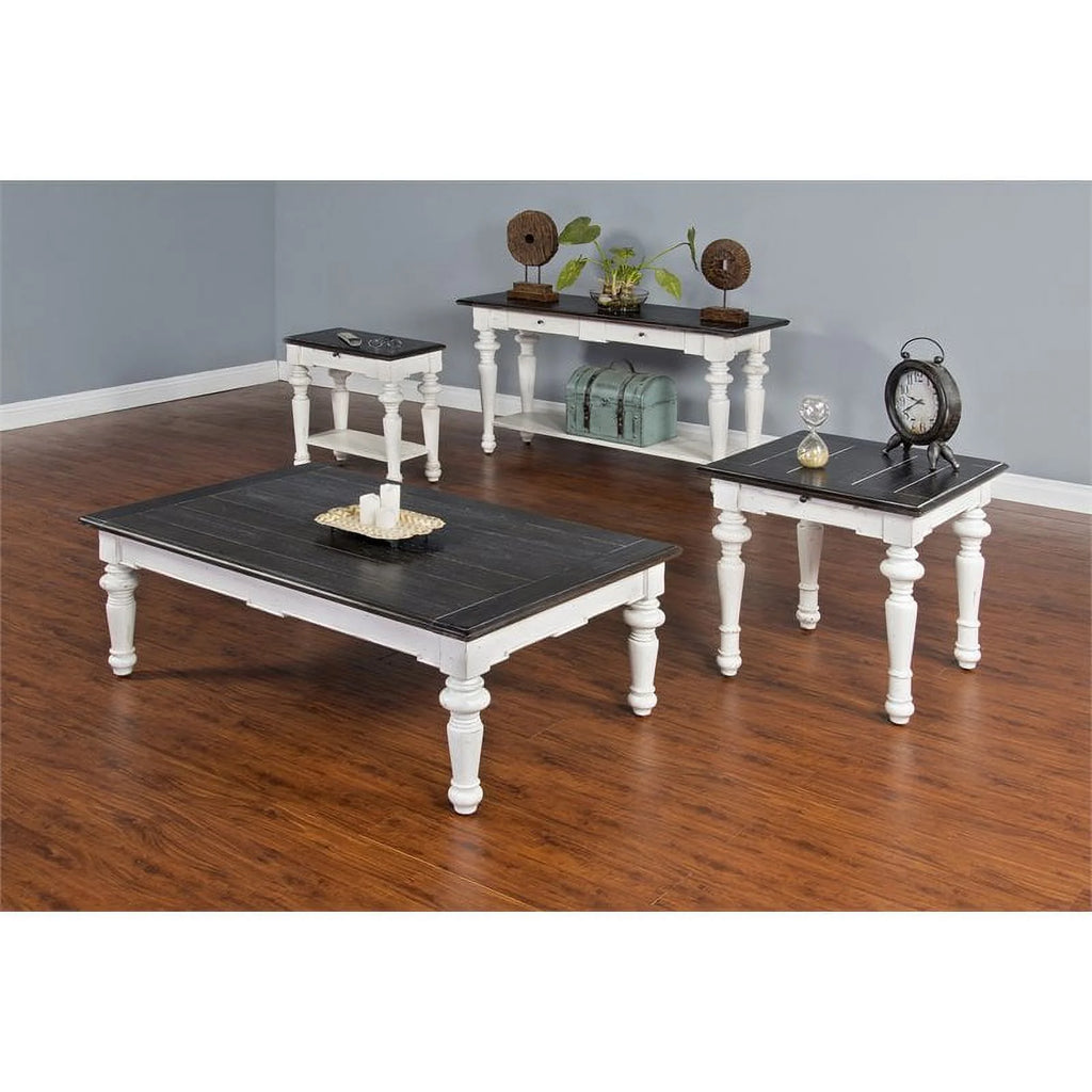 24" Wood Chair Side Table Set of 2 B57252