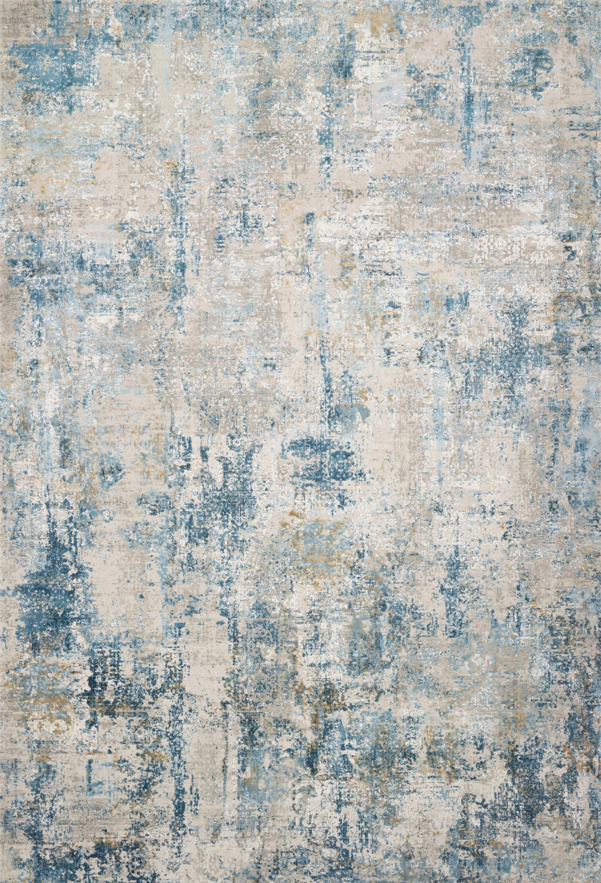 Grey Blue Rug 7'10 x 10'10 G359899