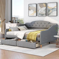 Upholstered Full Daybed with 2 Storage Drawers P906092